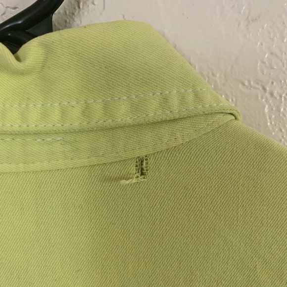Rag Union Green Pearl snap Button Down - Picture 3 of 3